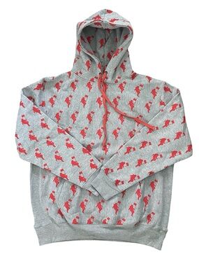 MTV Entertainment Moonman Hoodie Gray Hooded Sweatshirt Adult XL New